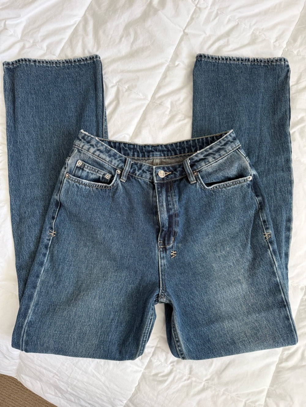 Ksubi low rider jeans in sandstorm